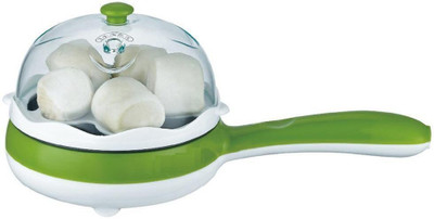 

DOERSHAPPY Mini Electic Boiler Steamer Non Stick Frying Pan Roaster Multipan Omelette Maker DEBWFP2134 Egg Cooker(7 Eggs)