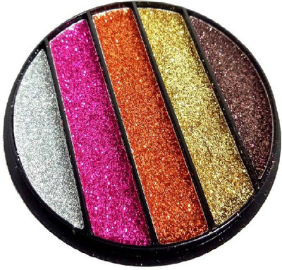

Saluting Ultra Shony Glitter Palette Color 05 10.82 g(Silver, Gold, Green, Red, pink)