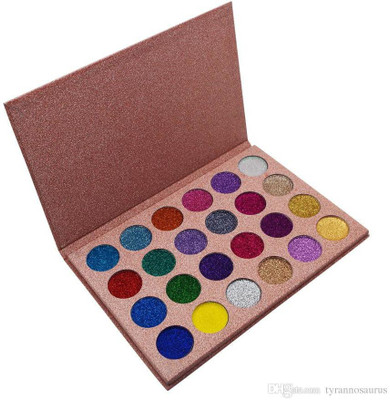 

Gabbar ™ Beautiful Cleof Eyeshadow Palette Glitter - 24 Colours Eyes Makeup 1 ml(Multicolor)