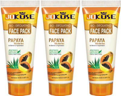 

Jokuse Bio Exfoliating Face Pack Papaya with Aloe vera(300 ml)