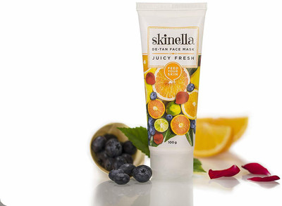

SKINELLA Juicy Fresh De-Tan Face Mask, 100 Gm(100 g)