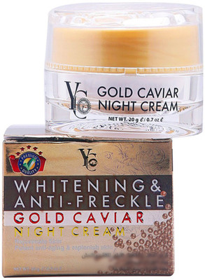 

YC Gold Caviar NIGHT Cream Whitening and Anti Freckle(20 g)