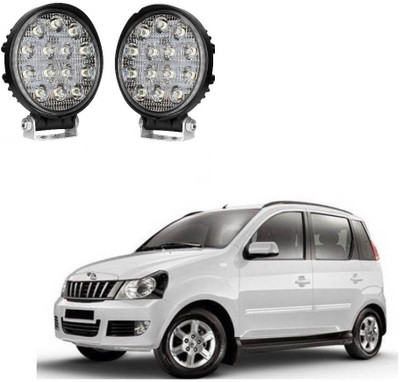 AUTOGARH AG161MOD 14 LED Round Spot Flood Comb LED L mp For A nt Headlight Car LED for Mahindra (12 V, 55 W)(Quanto, Pack of 2)