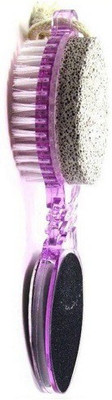 

techdeal 4 In 1 Multi Use Pedicure Paddle (Purple)Brush - 4 Step Pedicure (Cleanse, Scrub, File And Buff)