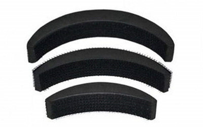 

FOK Synthetic Fibre Hair Volumizer Banana Bumpits Puff Maker Hairstyle Accessory, Black (Set of 3 Piece) Banana Clip(Black)