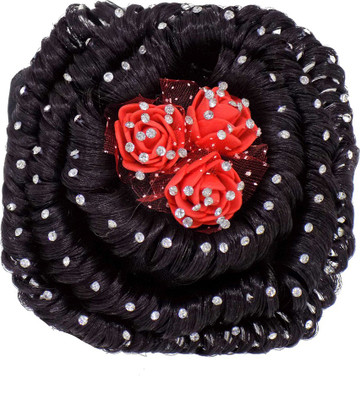 

Majik Bun Piece Juda Extensions Wig For Girls Black Hair Extension