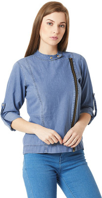 Miss Chase 3/4th Sleeve Solid Women Jacket