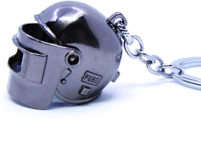 AV UNIQUE silver pubg helmet Key Chain