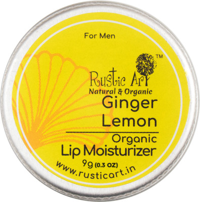 

Rustic Art Ginger Lemon Lip Moisturizer Ginger Lemon(Pack of: 1, 9 g)