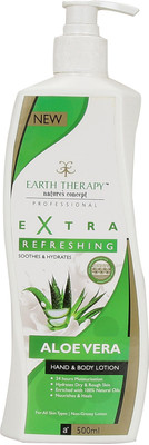 

Earth Therapy Aloe vera hand and body lotion(500 ml)