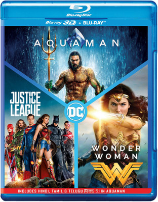 Dc 3 Movies Collection Aquaman Wonder Woman Justice League