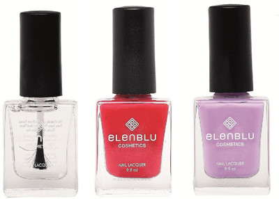 

Elenblu Mirror Glaze Top - Top Coats Nail Polish & Set of 2 Matte Nail Polish - Formal Affair & Princess Rule (9.9ml Each) Matte Nail Polish(Pack of 3)