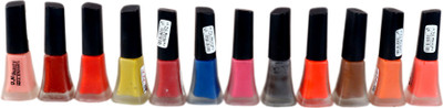

J.N Beauty Nail Polish in Matte Touch set of 12 Pieces and 12 different color Multicolor(Pack of 12)