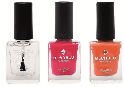

Elenblu Mirror Glaze Top - Top Coats Nail Polish & Set of 2 Matte Nail Polish - Lilac Fling & Rustic Decay (9.9ml Each) Matte Nail Polish(Pack of 3)
