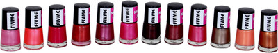 

fivme Exclusive Color Range Nail Polish Set of 12PCS ( LIGHT )(Pack of 12)
