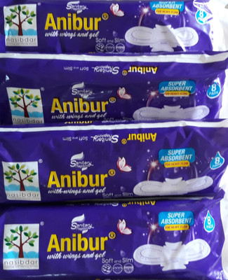 

ANIBUR SANITARY NAPKINS Sanitary Pad(Pack of 4)