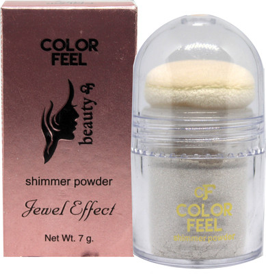 

Color Feel Jewel Effect Shimmer Glitter Powder(Silver)