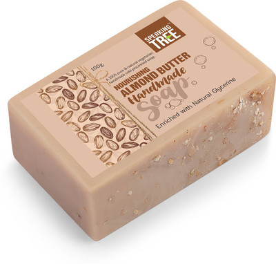 

Speaking tree Nourishing Almond Butter Handmade soap (Enriched with Natural Glycerine) - 100gms(100 g)