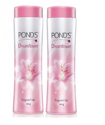 Ponds Dreamflower Fragrant Talc (100g) - Pack of 2(200 g)