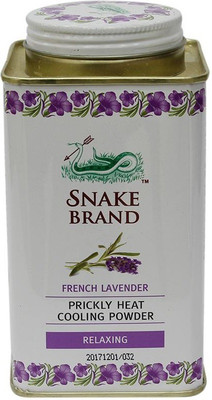 

Snake brand Prickly Heat Cooling Powder France lavender(450 g)
