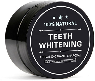 

Frackkon NATURAL Black activated carbon teeth cleaning powder Miracle teeth WHITENER Teeth Whitening Kit