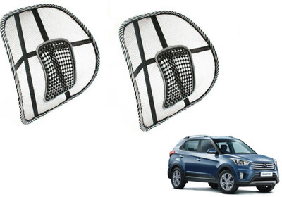 MOCKHE Nylon Seating Pad For  Hyundai Creta(Front Seat, Back Seat Black)