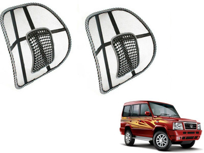 MOCKHE Nylon Seating Pad For  Tata Sumo(Front Seat, Back Seat Black)