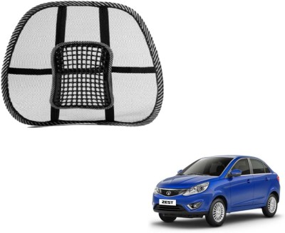 MOCKHE Nylon Seating Pad For  Tata Zest(Front Seat, Back Seat Black)