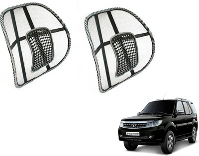 MOCKHE Nylon Seating Pad For  Tata Safari Storme(Front Seat, Back Seat Black)