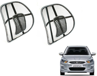 MOCKHE Nylon Seating Pad For  Hyundai Verna(Front Seat, Back Seat Black)