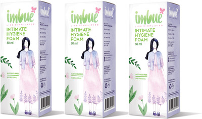 

imbue Natural Intimate Hygiene Foam (Pack of 3) Intimate Foam(150 ml)