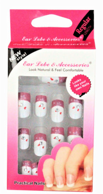 

Ear Lobe & Accessories Stone Fancy Designer Full Covrage 12pcs Nails (N0-28) multicolour(Pack of 12)