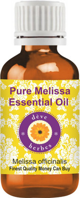 

Deve Herbes Pure Melissa Essential Oil (Melissa officinalis) 100% Natural Therapeutic Grade Steam Distilled(15 ml)