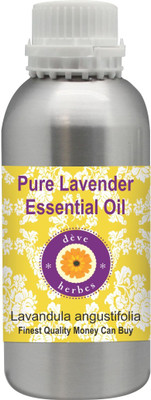 

Deve Herbes Pure Lavender Essential Oil (Lavandula angustifolia) 100% Natural Therapeutic Grade Steam Distilled(300 ml)
