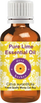 

Deve Herbes Pure Lime Essential Oil (Citrus aurantifolia) 100% Natural Therapeutic Grade Steam Distilled(100 ml)