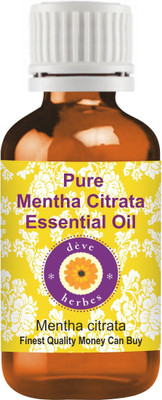 

Deve Herbes Pure Mentha Citrata Essential Oil (Mentha citrata) 100% Natural Therapeutic Grade Steam Distilled(100 ml)