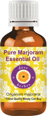 

Deve Herbes Pure Marjoram Essential Oil (Origanum majorana) 100% Natural Therapeutic Grade Steam Distilled(100 ml)