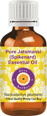 

Deve Herbes Pure Jatamansi (Spikenard) Essential Oil (Nardostachys jatamansi) 100% Natural Therapeutic Grade Steam Distilled(5 ml)