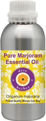 

Deve Herbes Pure Marjoram Essential Oil (Origanum majorana) 100% Natural Therapeutic Grade Steam Distilled(300 ml)