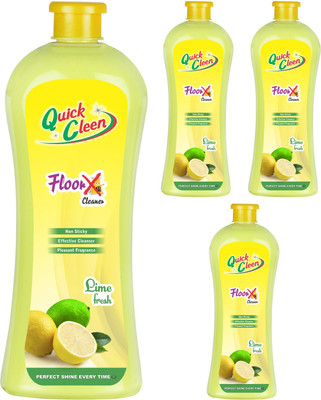 

Quick Cleen FLOORX CLEANER Lime Fresh 4 pc pack Lime(4 L, Pack of 4)