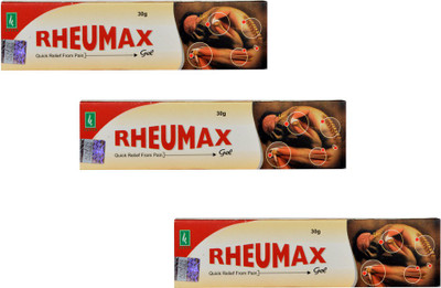 

Adven Naturals RHEUMAX GEL-QUICK RELIEF FROM PAIN(PACK OF 3) Gel(90 g)