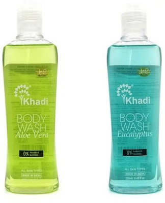 

Khadi aloevera & eucalyptus 01(500 ml, Pack of 2)