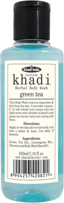 

LEAFVEDA Khadi Green Tea Body Wash(210 ml)