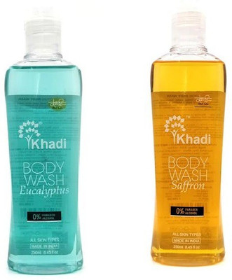 

Khadi saffron & eucalyptus 01(500 ml, Pack of 2)