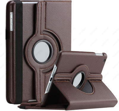 Beebox Flip Cover for Apple iPad 2 Ipad 3 Ipad 4 Degree Rotating Leather Case Cover(Brown)