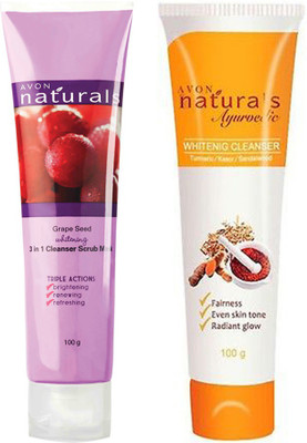 

Avon Naturals Cleanser Combo (grape seed & ayurvedic)(200 g)