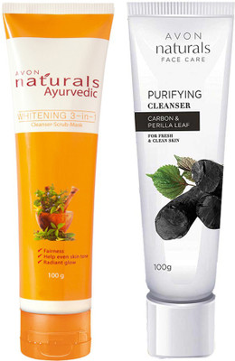 

Avon Naturals Cleanser Combo (ayurvedic & carbon)(200 g)