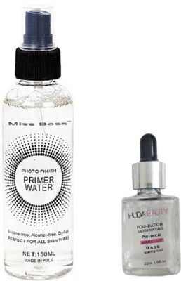 

Miss Boss hb foundation primer 30ml and kb Photo Finish Primer Water Primer - 150 ml combo(Set of 2)