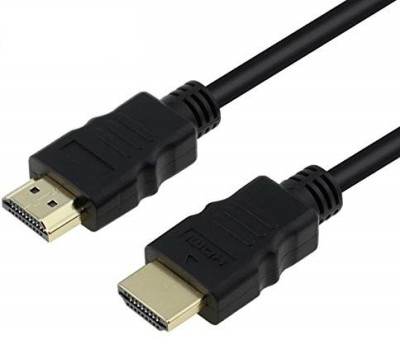 

capnicks Full HDTV 3D Over Cable 3.0 Hi-Speed VGA 3+8 Male to Male HDMI Cable with Ethernet 1.4 Version for TV Laptop Computer etc (Black - 5M) (5 Meter) HDMI Cable(Computers, laptop, led tv, mobile,Mp3 player, Black)