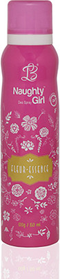 

Naughty Girl FLEUR-ESSENCE Deodorant for Women- 150ml Body Spray - For Women(150 ml)